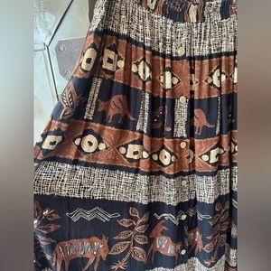 Vintage 80s maxi skirt